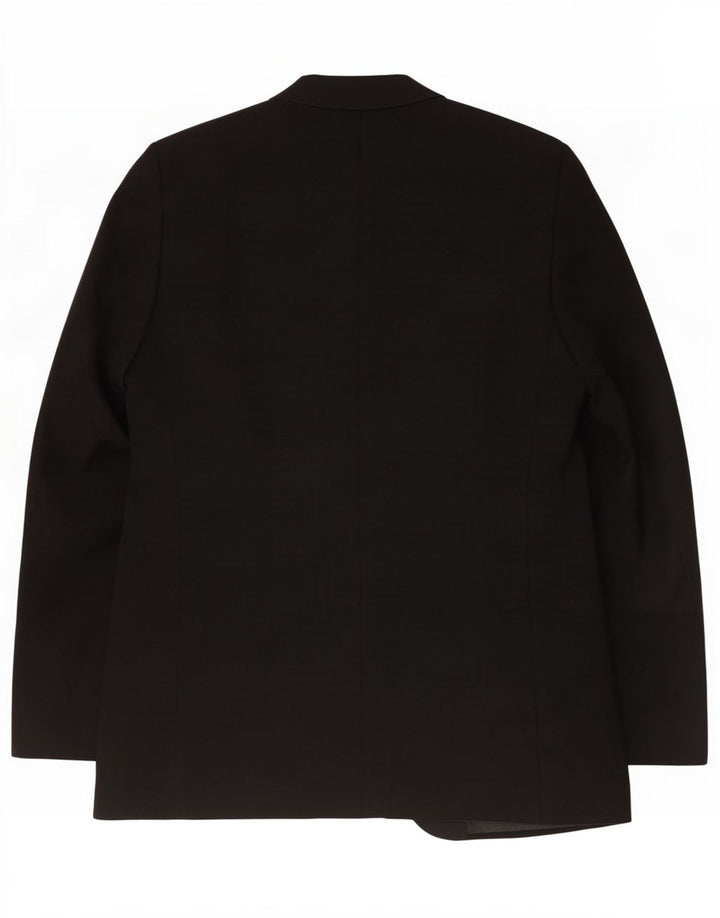 Jaqueta blazer masculina WESTBURY By C&A com 1 botão UE 52 grande preta de lã nova