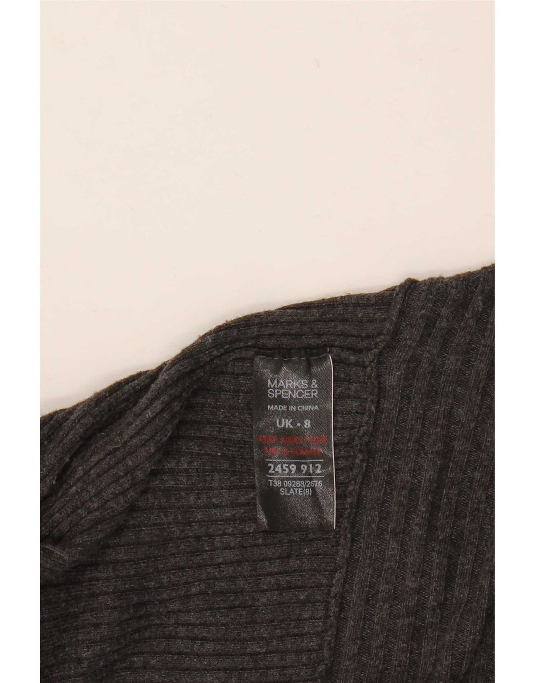 Marks & Spencer Suéter feminino Longline Open Cardigan Reino Unido 8 Pequeno Cinza