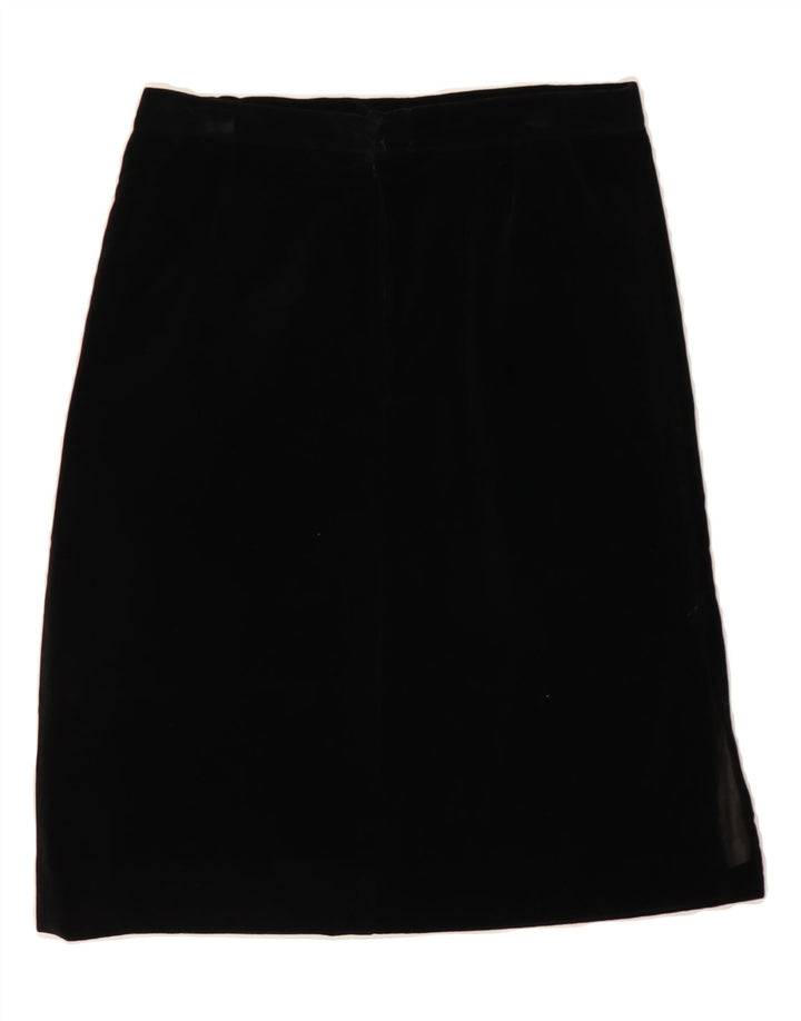 VINTAGE Womens Midi Skirt W30 Medium Black Vintage Vintage and Second-Hand Vintage from Messina Hembry 