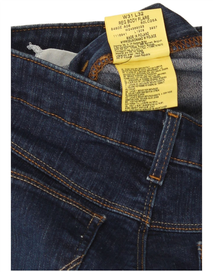 Wrangler Calça Jeans Feminina W31 L32 Azul Marinho Algodão