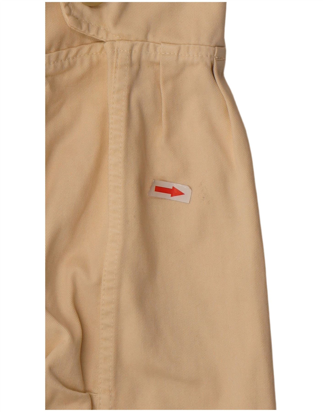 Jaqueta utilitária militar masculina VINTAGE Reino Unido 36 algodão bege pequeno