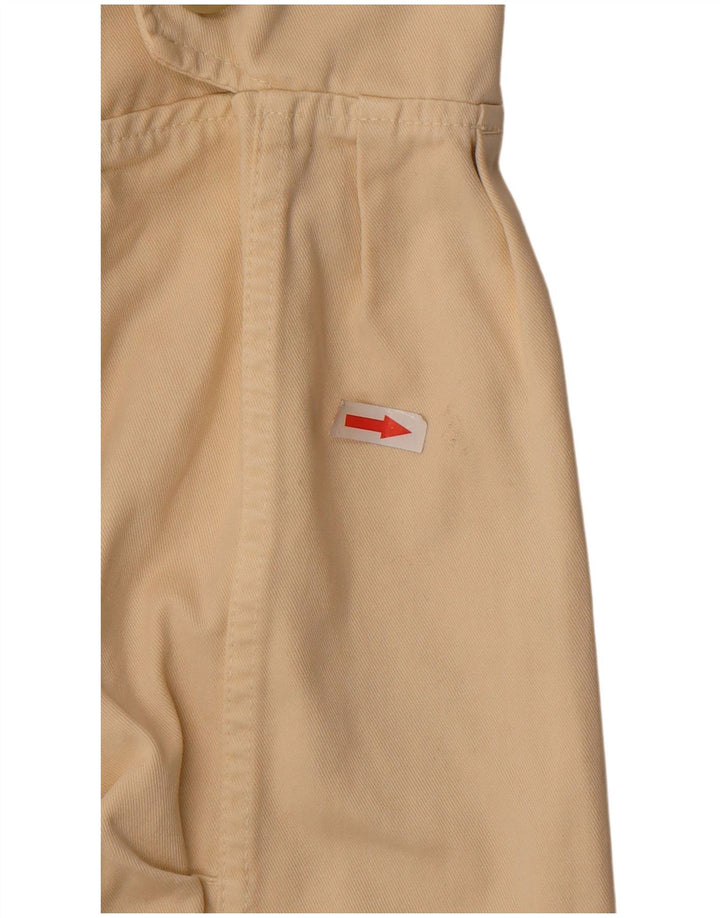 Jaqueta utilitária militar masculina VINTAGE Reino Unido 36 algodão bege pequeno