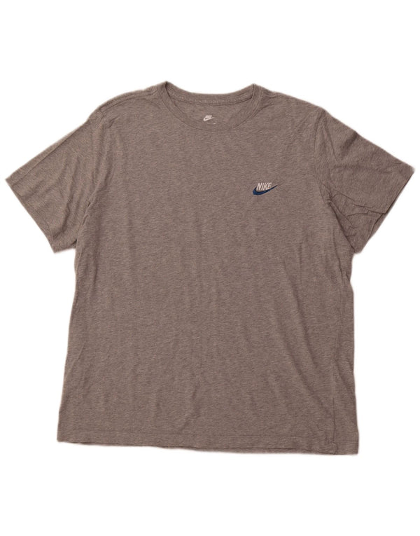 Camiseta masculina NIKE Top XL cinza algodão