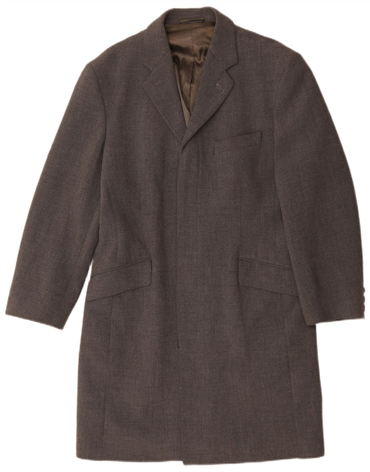 Sobretudo masculino Gazzarrini IT 50 grande cinza