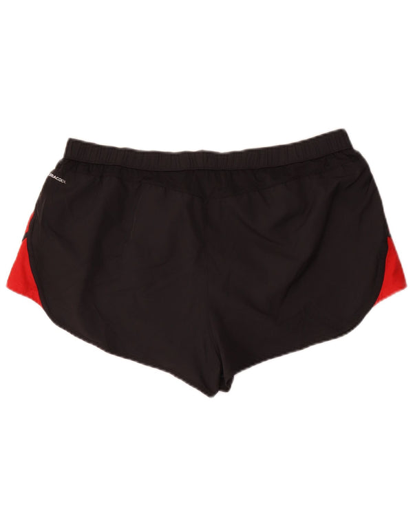 Adidas Womens Climacool Sport Shorts UK 16 Grande Preto Colorblock