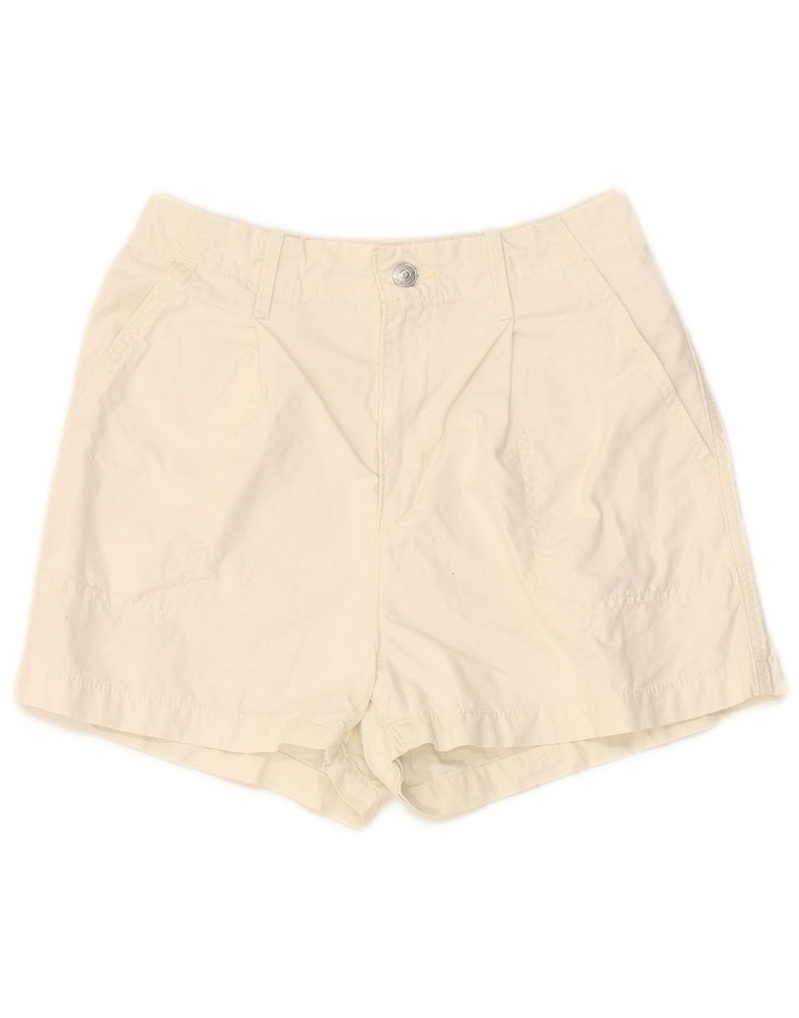 Shorts feminino casual LEVI'S W26 pequeno algodão branco