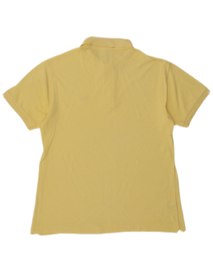 Camisa polo masculina Lacoste tamanho 4 médio algodão amarelo