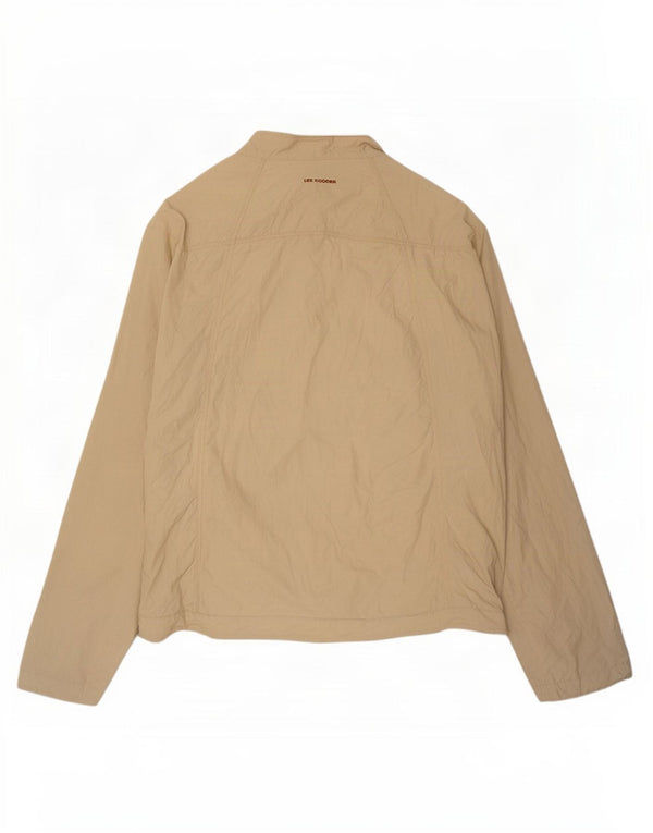 Jaqueta bomber masculina Lee Cooper Reino Unido 44 2XL nylon bege