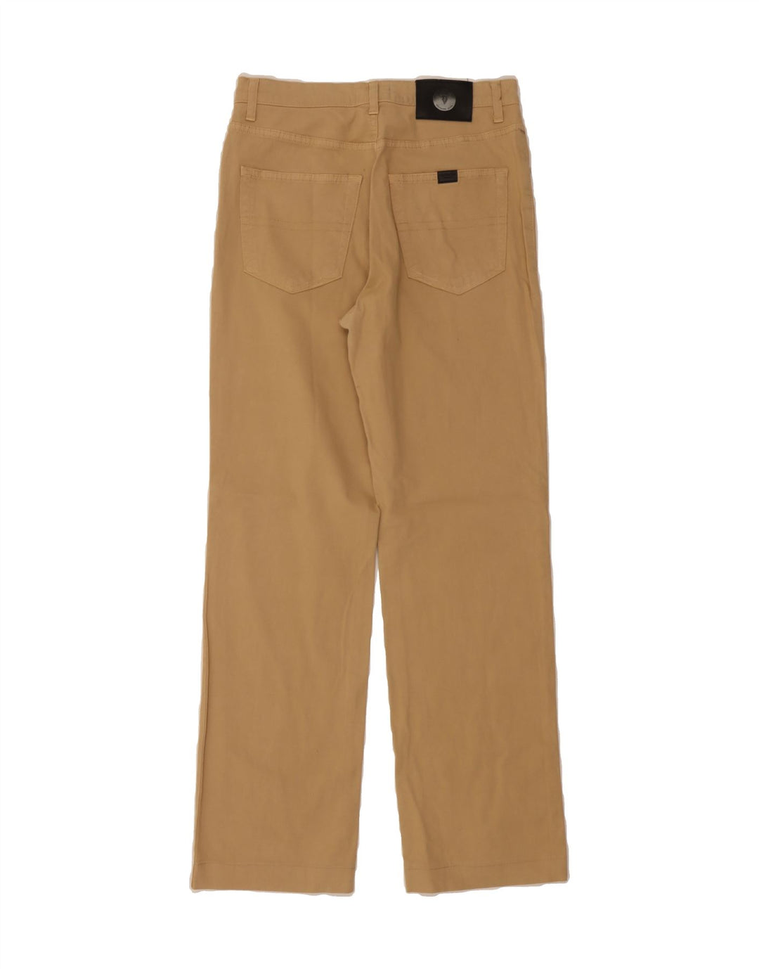 TRUSSARDI Mens Straight Casual Trousers W30 L30 Beige Cotton Vintage Trussardi and Second-Hand Trussardi from Messina Hembry 