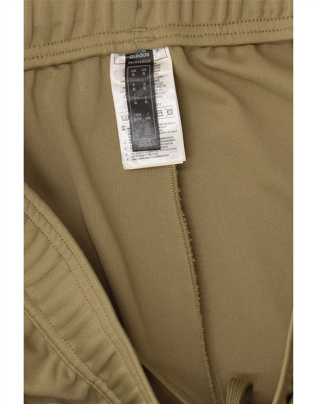 Adidas Mens Aeroready Calças de treino XL Cáqui Poliéster
