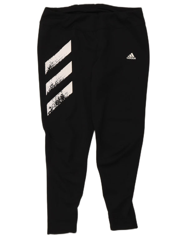 Leggings Adidas Aeroready Femininas UK 16/18 Grande Preto