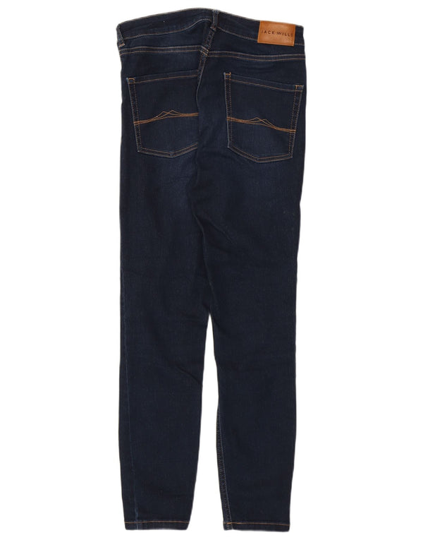 JACK WILLS Calça jeans skinny feminina W27 L25 azul marinho