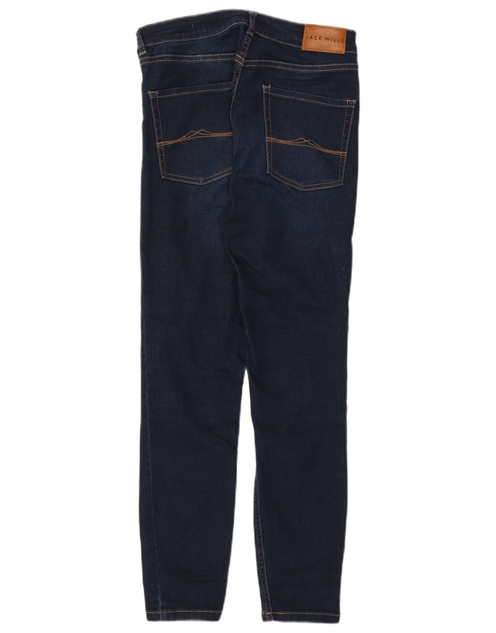 JACK WILLS Calça jeans skinny feminina W27 L25 azul marinho
