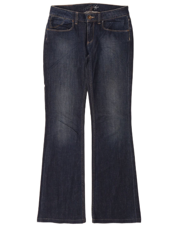 Jeans feminino Tommy Hilfiger Bootcut W27 L34 azul marinho algodão