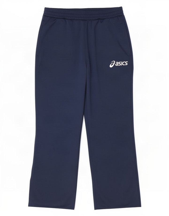 Calças de treino Asics Boys 11-12 anos azul marinho poliéster
