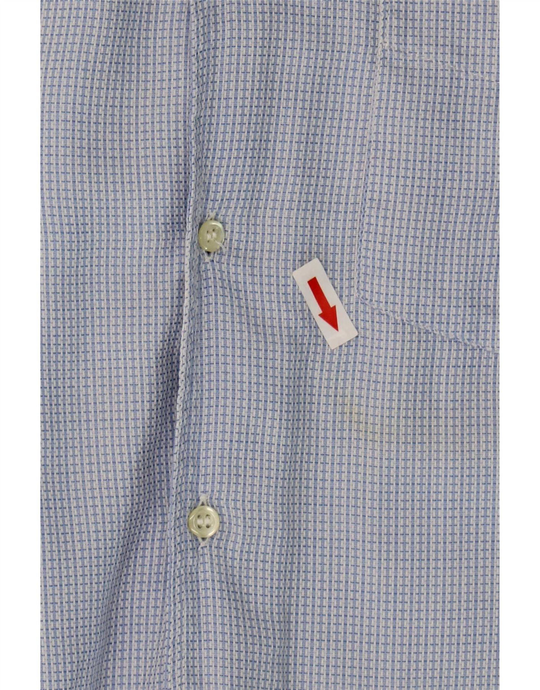 Camisa masculina de flanela Henry Cottons tamanho 16 grande algodão xadrez azul