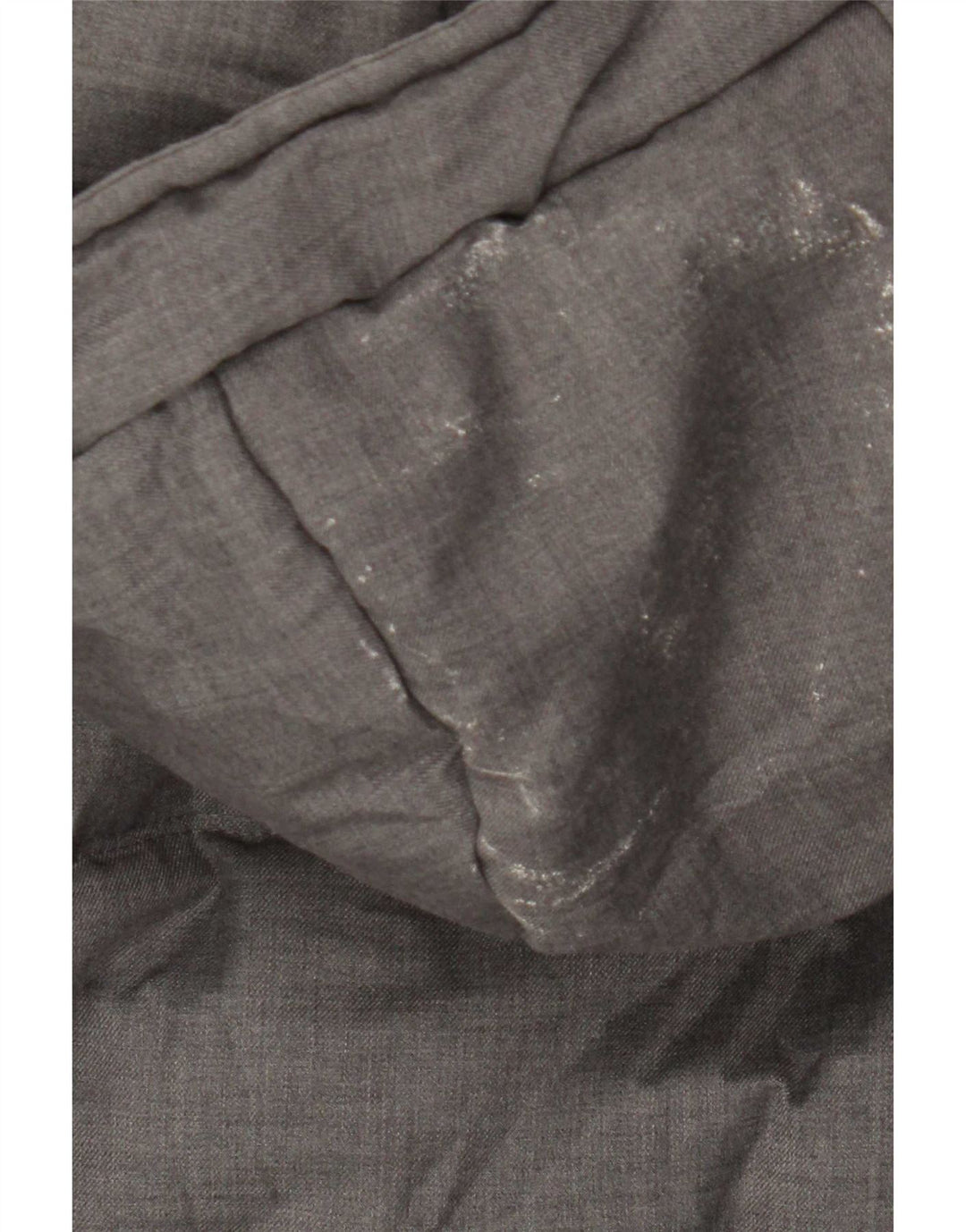 Casaco acolchoado com capuz masculino Zara UK 36 pequeno poliéster cinza