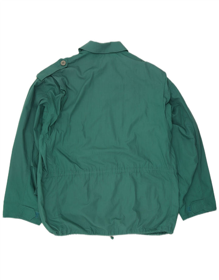 Jaqueta militar masculina vintage UK 42 XL verde