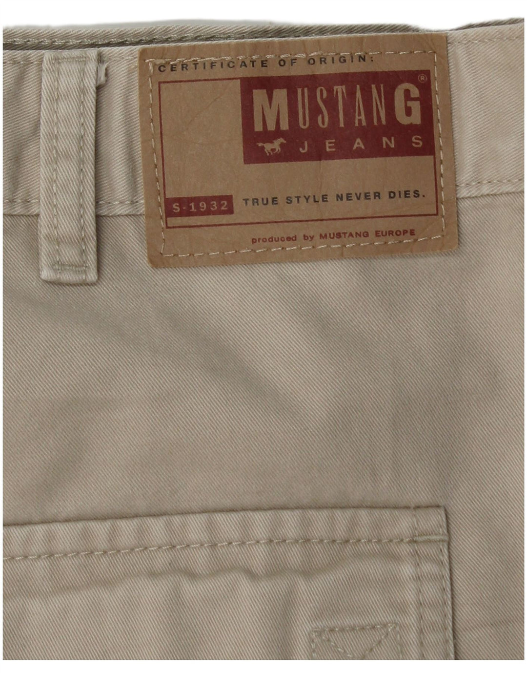 Calça cargo reta masculina MUSTANG W38 L34 algodão cinza
