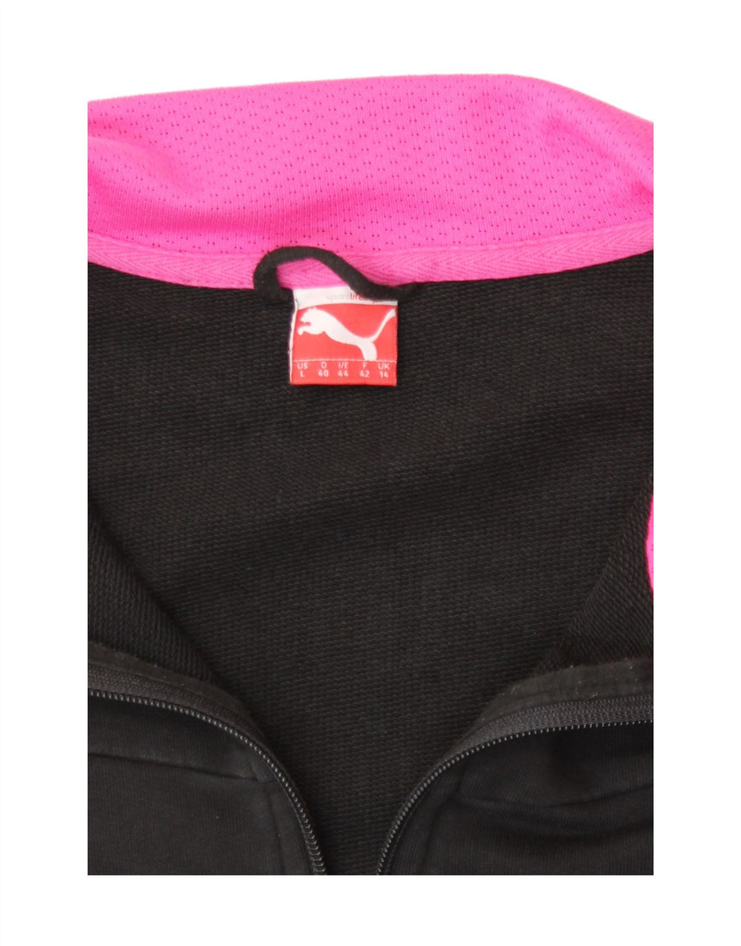Jaqueta feminina Puma Graphic Tracksuit Top UK 14 Médio Preto