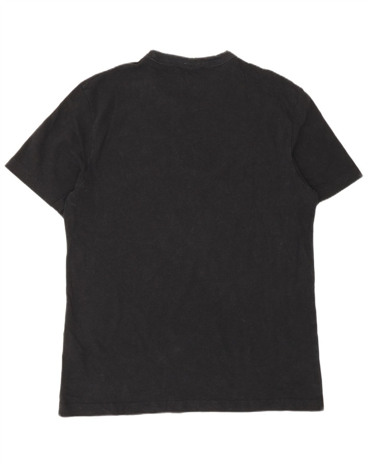 Cos Camiseta Masculina Top Grande Algodão Preto