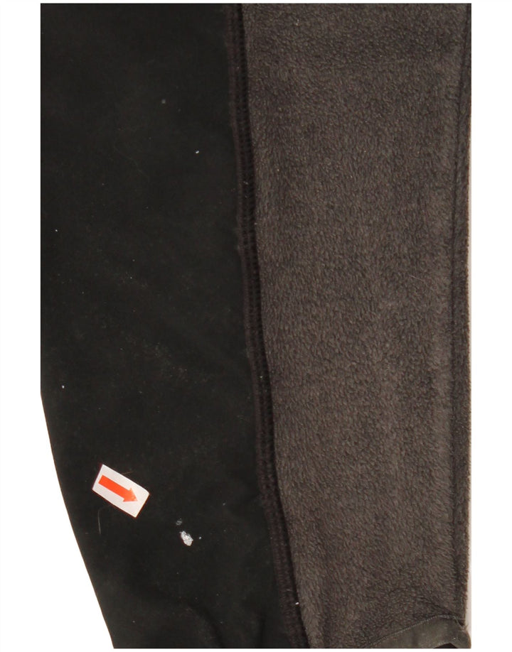 Suéter masculino The North Face com zíper e gola em lã, grande, cinza, bloco colorido, poliéster