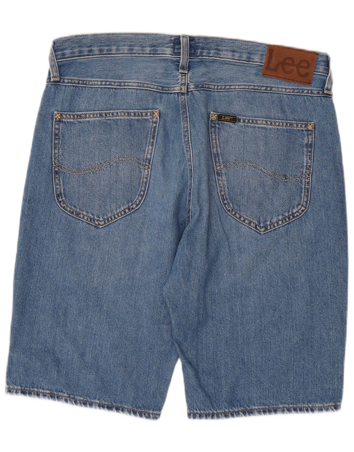 Shorts jeans masculino LEE W34 grande azul