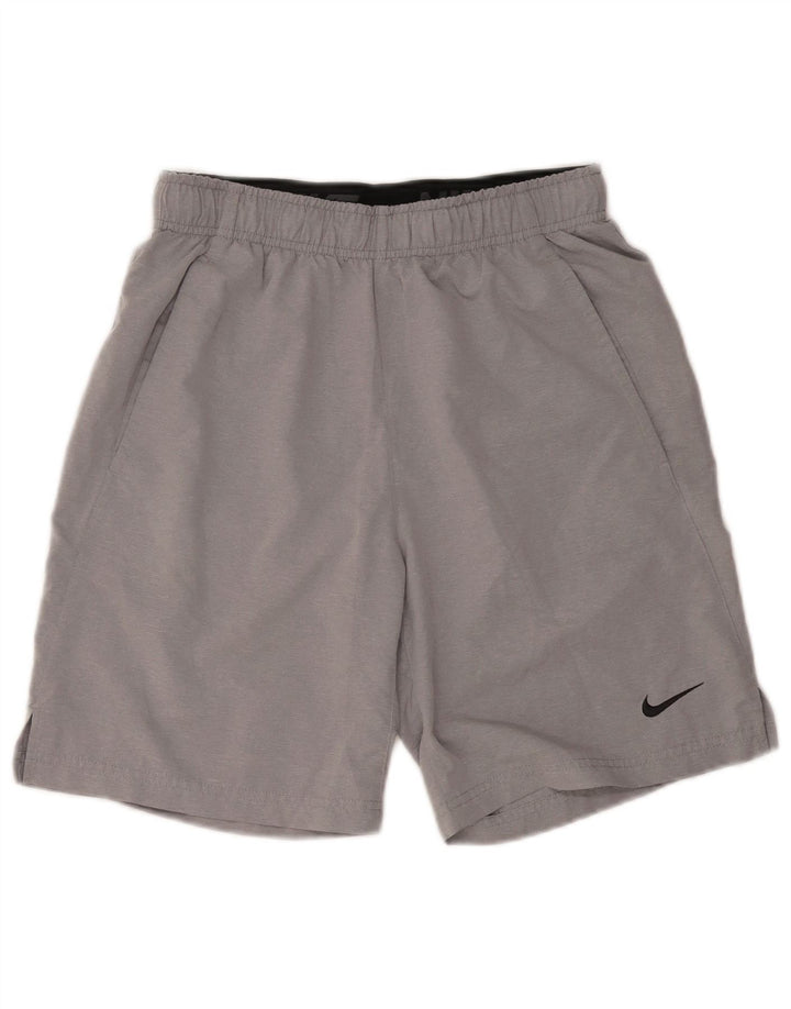 NIKE Mens Dri Fit Sport Shorts Pequeno Poliéster Cinza