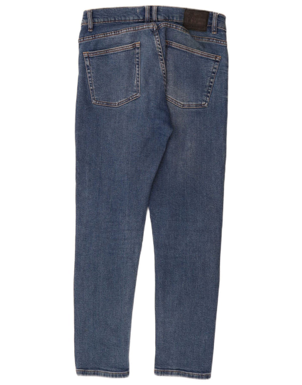 Zara Mens Slim Jeans EU 42 Grande W32 L30 Azul Algodão