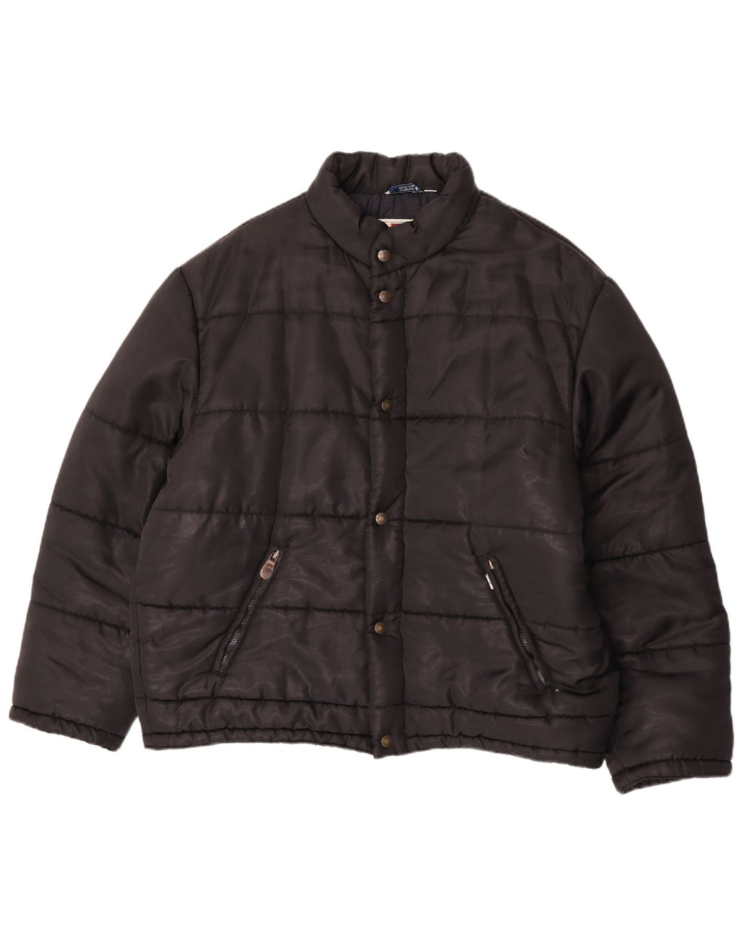 Jaqueta acolchoada masculina Levi's UK 42 XL preta poliamida