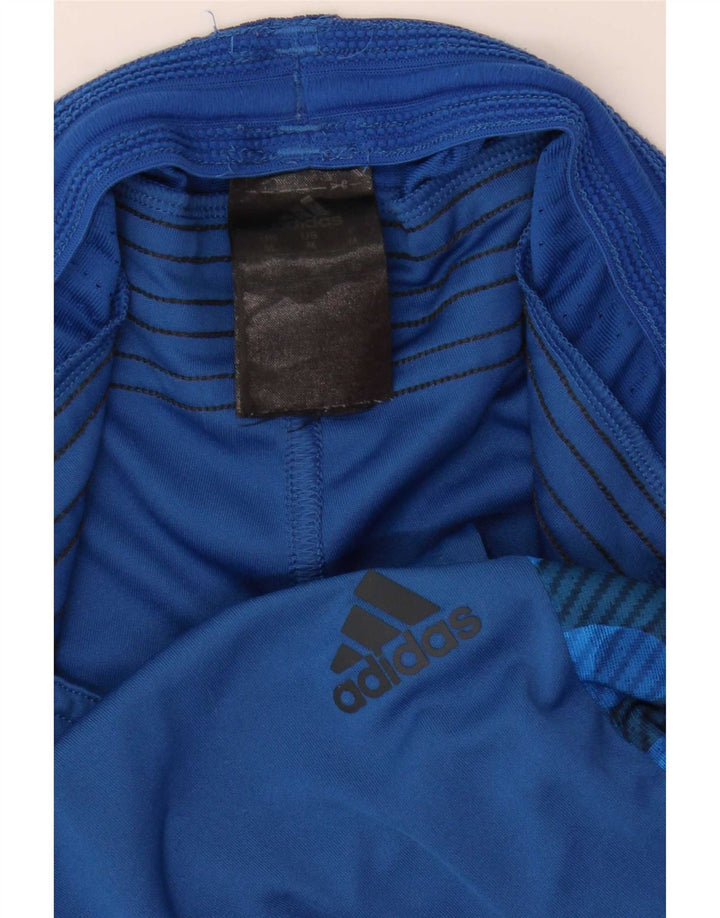 Adidas Masculino Climacool Sport Shorts Médio Azul Camuflagem Poliéster