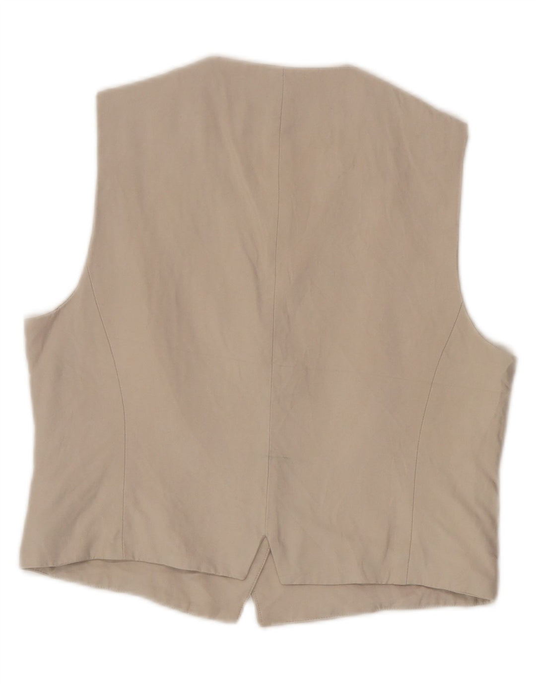 Colete feminino Zara UK 14 grande bege