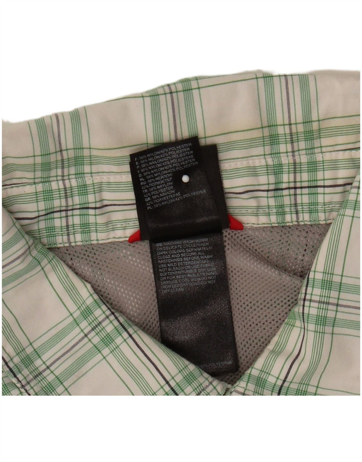Camisa militar masculina The North Face 2XL branca xadrez nylon