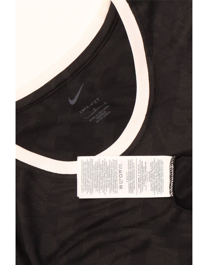 Camiseta Nike Masculina Dri Fit Top Grande Poliéster Camuflado Preto