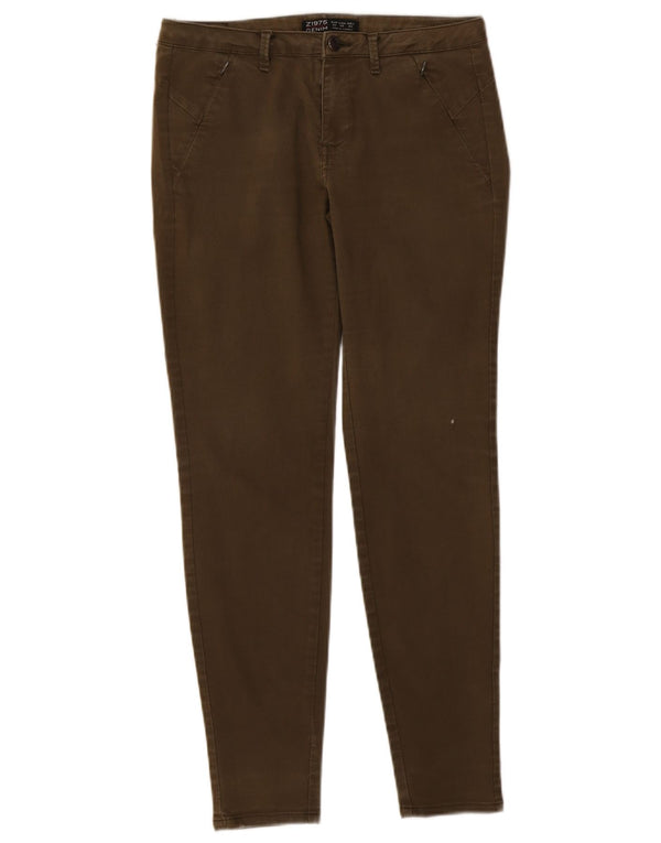 Calça jeans skinny feminina Zara EU 40 médio W30 L28 cáqui
