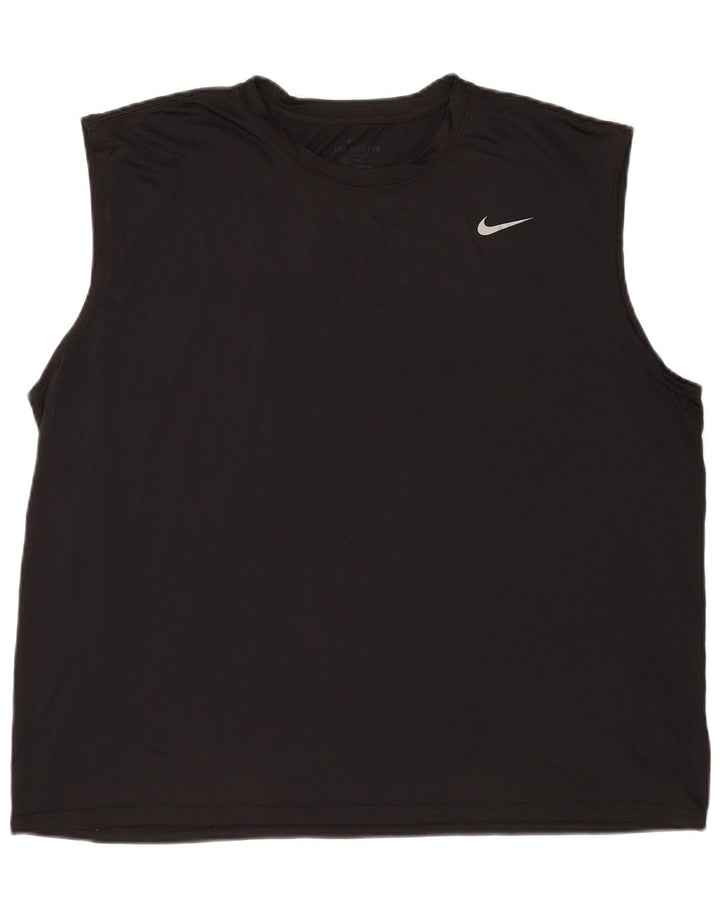 Colete Nike Masculino Dri Fit Top 3XL Poliéster Preto