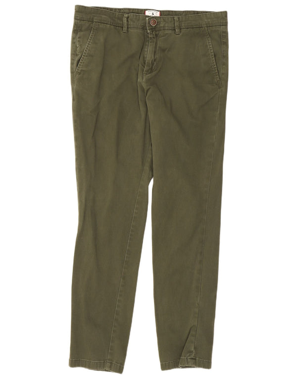 Calça Chino Masculina Slim Jack & Jones W32 L30 Algodão Verde