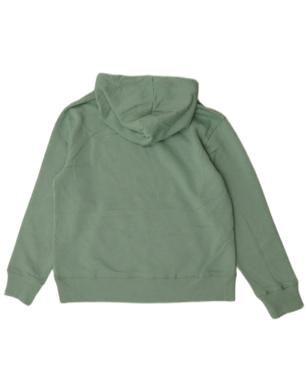Jumper com capuz oversized feminino New Balance UK 10 pequeno verde