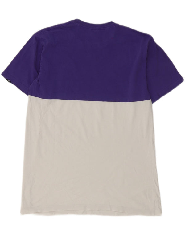 Camiseta masculina Vans Classic Fit Top médio roxo colorblock algodão