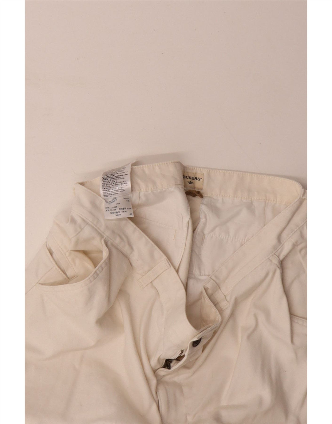 Shorts cargo masculino DOCKERS W36 grande algodão branco