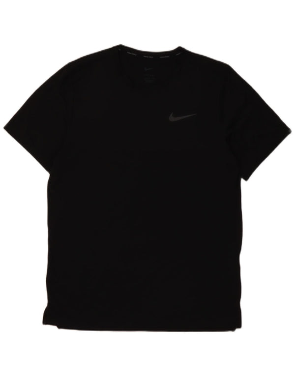 Camiseta Nike Masculina Dri Fit Top Pequeno Poliéster Preto