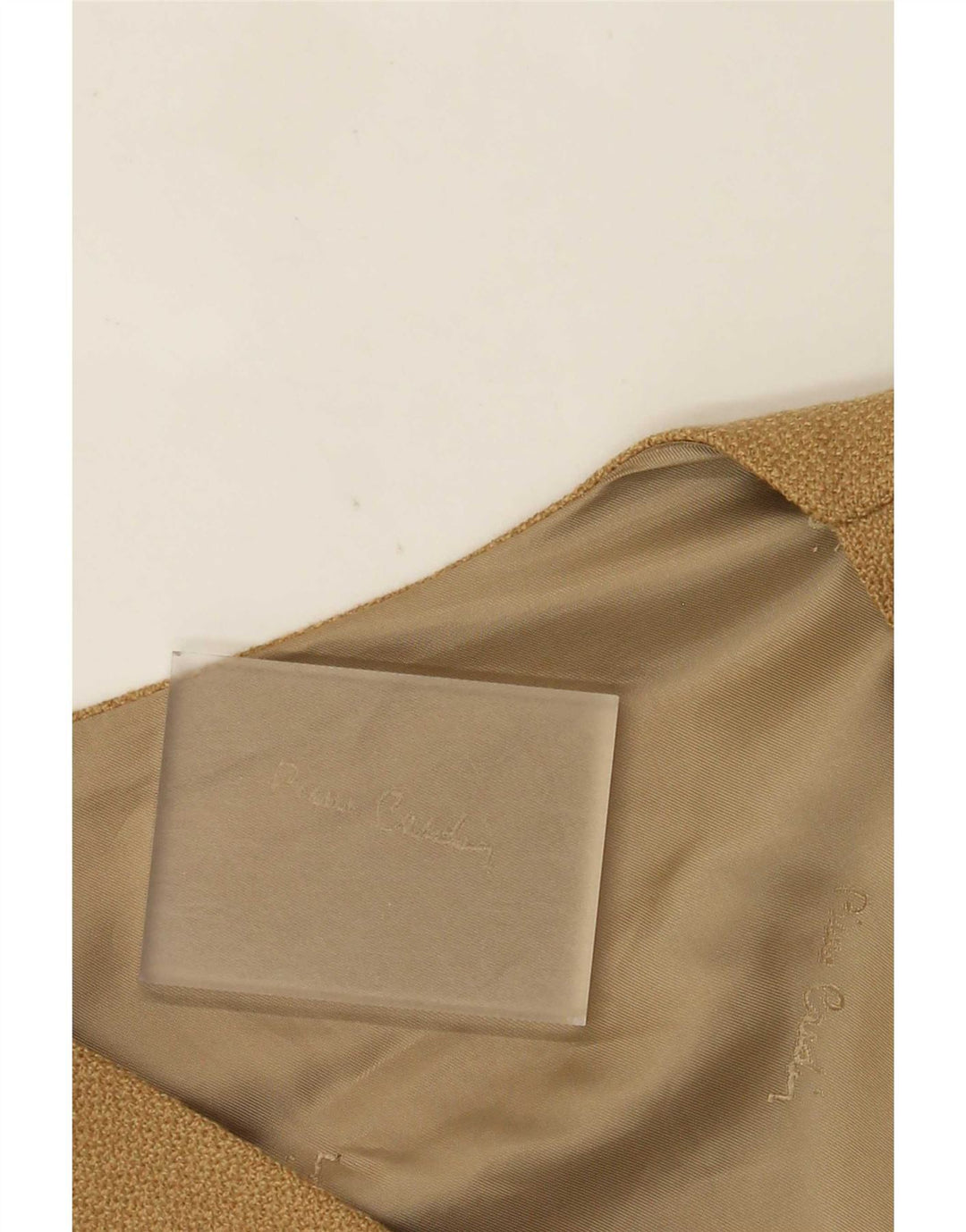 Colete masculino Pierre Cardin IT 48 lã marrom médio