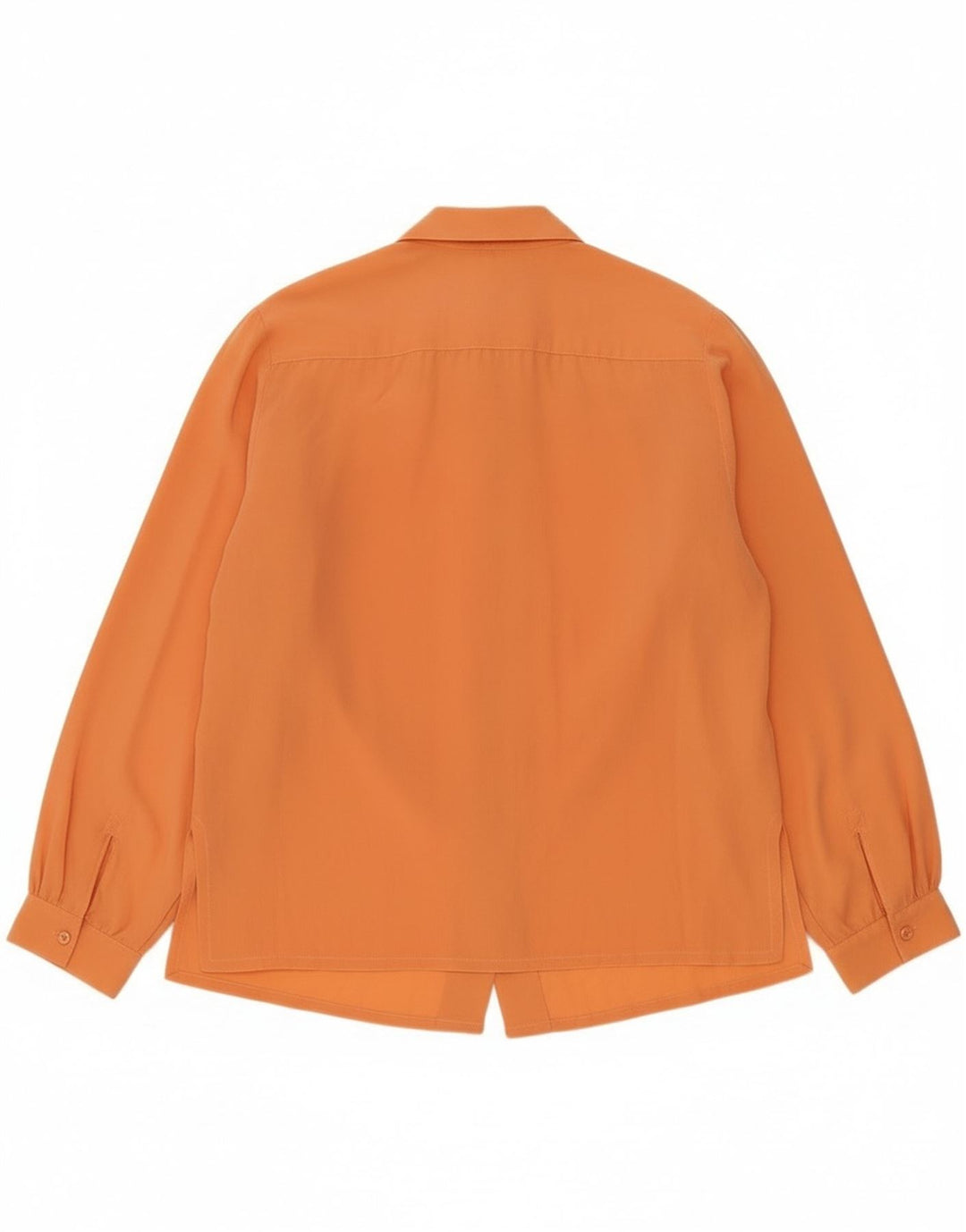 Blusa feminina vintage UK 12 médio laranja