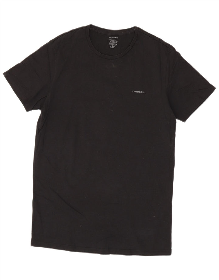Camiseta masculina Diesel Top médio algodão preto