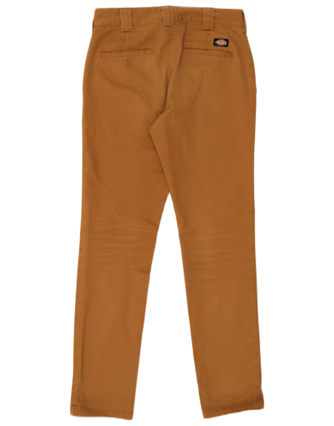 Calças Dickies Mens Slim Fit Chino W32 L32 Marrom Poliéster