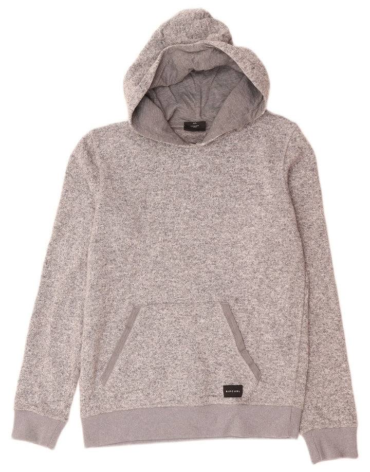 Suéter com capuz feminino Rip Curl UK 14 grande cinza