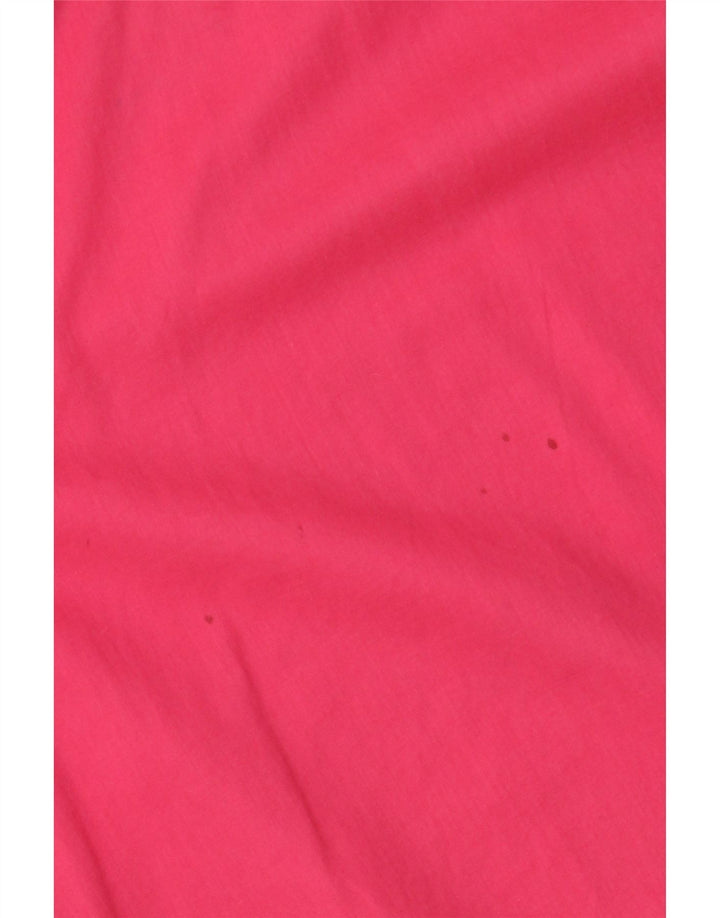 Vestido feminino Benetton sem mangas UK 12 rosa médio