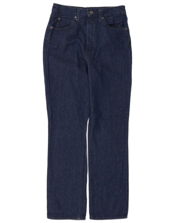 Jeans retos femininos Levi's W27 L29 algodão azul marinho