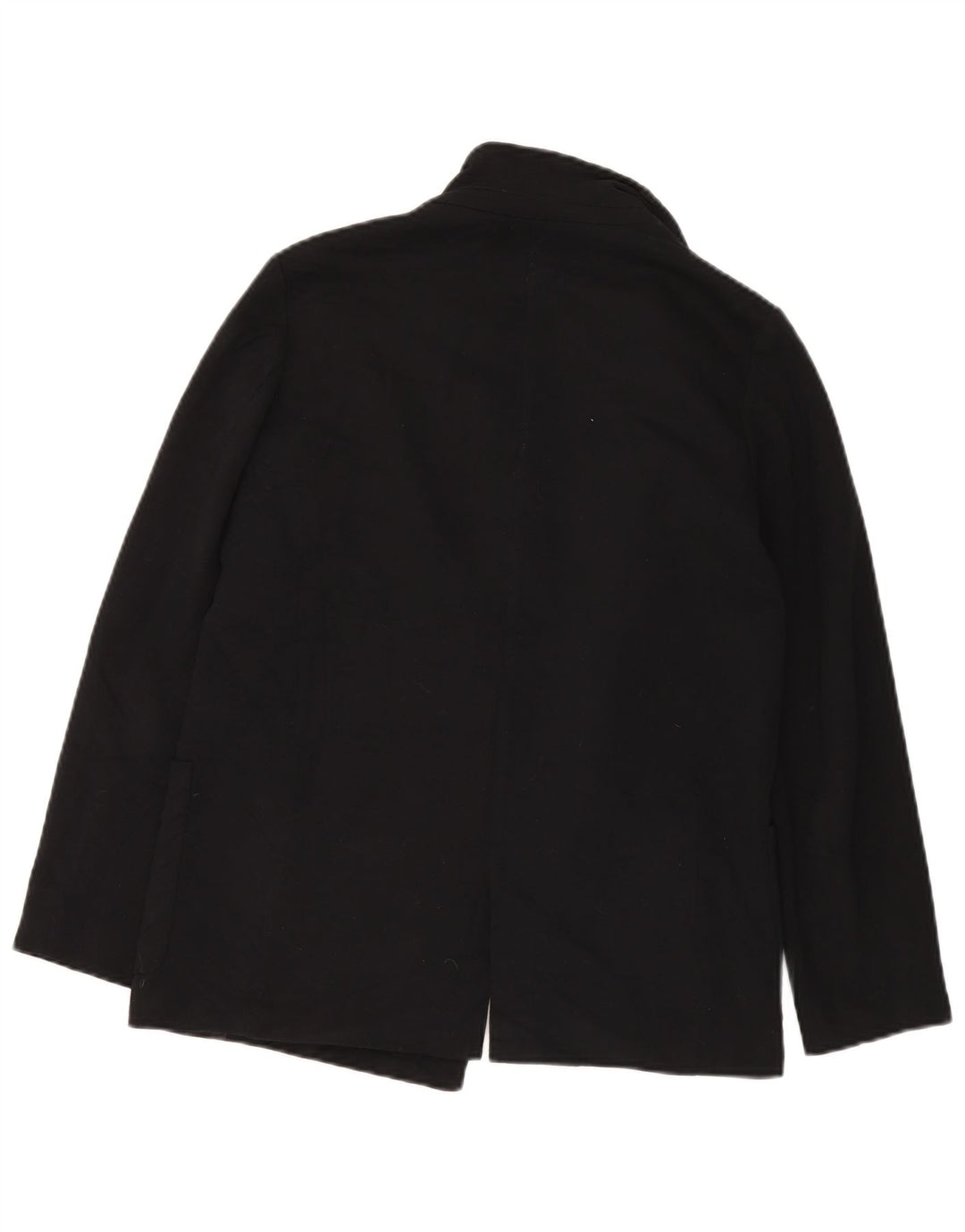 Zara Womens Open Oversized Blazer Jacket Reino Unido 6 XS Preto