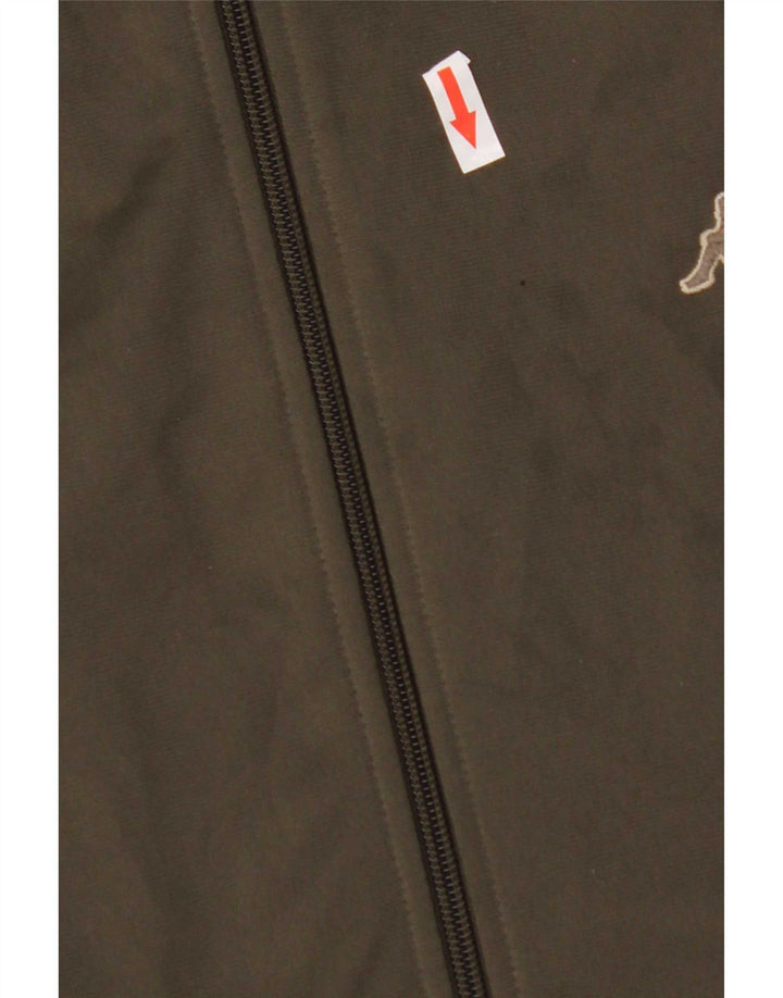 Kappa Mens Treino Top Jacket XL Khaki Poliéster